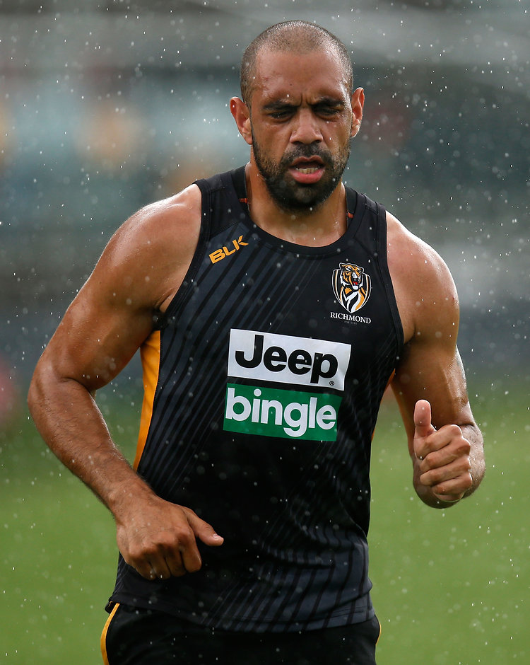 AFL 2015 Training - Tigers in Palm Cove Chris Yarran has suffered a series of soft tissue injuries during the pre-season - ${keywords}